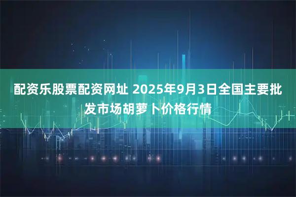 配资乐股票配资网址 2025年9月3日全国主要批发市场胡萝卜价格行情