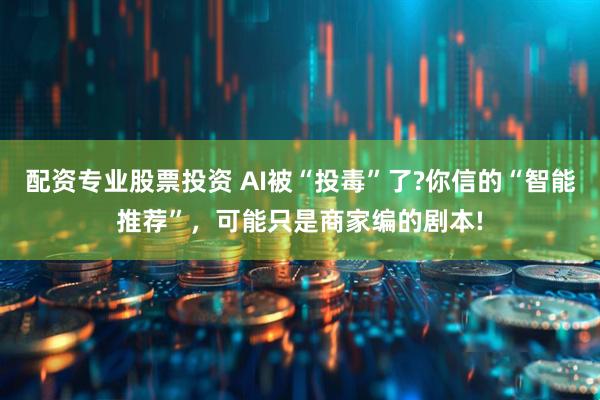 配资专业股票投资 AI被“投毒”了?你信的“智能推荐”，可能只是商家编的剧本!